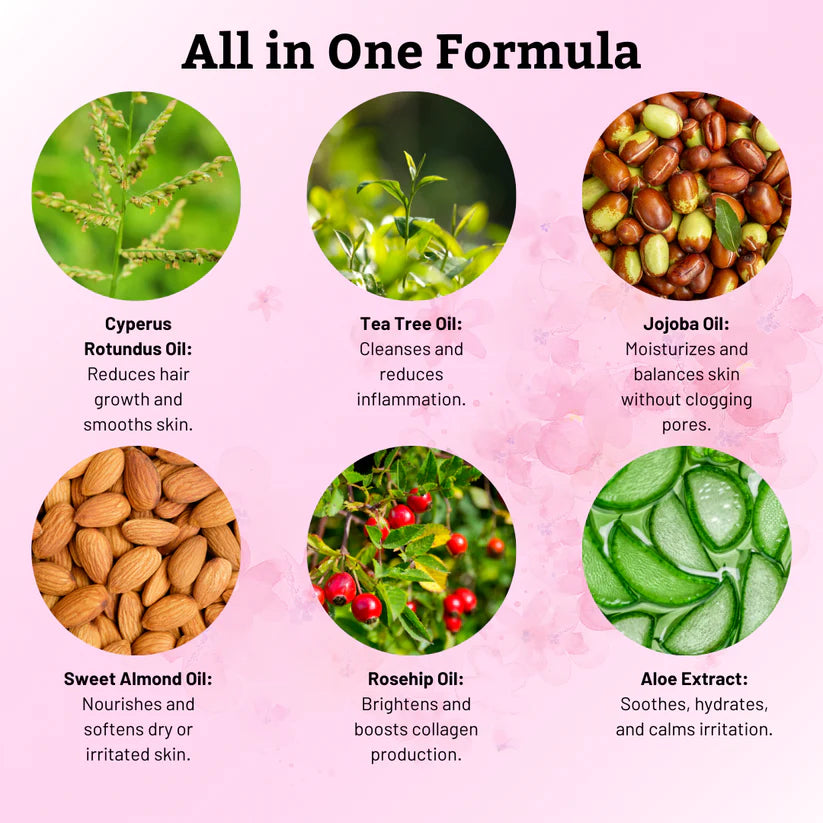 Cyperus Rotundus Oil - For Natural Hair Reduction