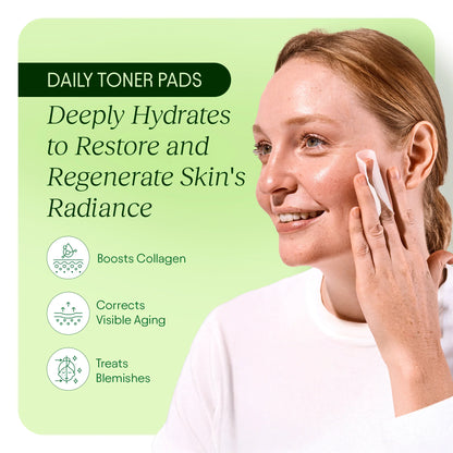 Korean Skincare Anti-Aging, Dark Spot & Wrinkle Minimizing Toner Pads