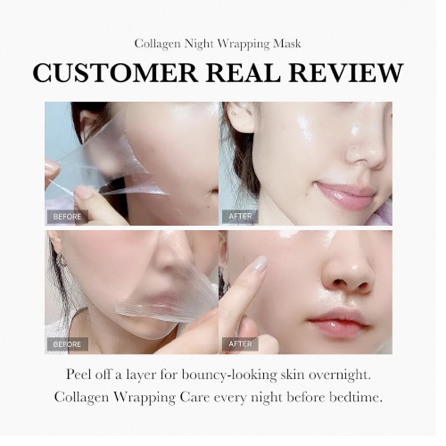 Collagen Night Wrapping Mask 75ml – Hydrating & Plumping Sleeping Mask