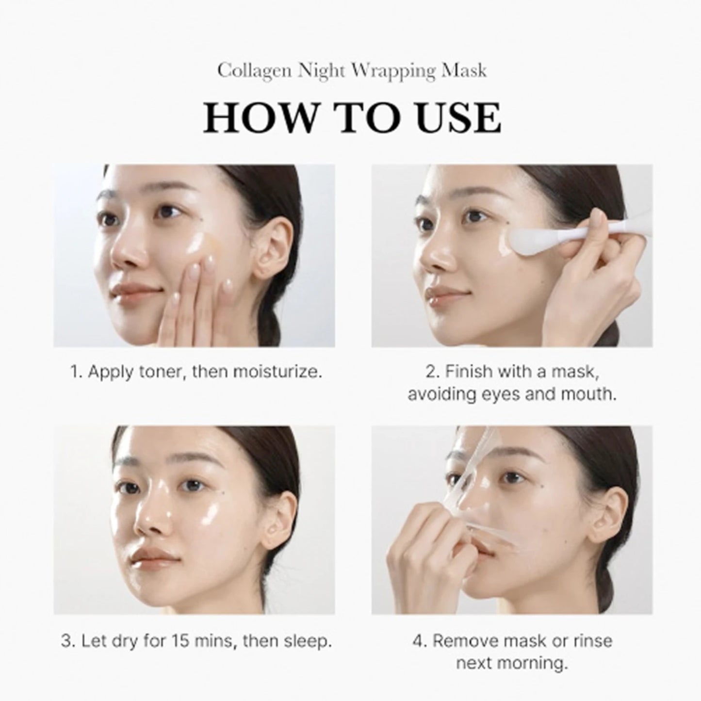 Collagen Night Wrapping Mask 75ml – Hydrating & Plumping Sleeping Mask