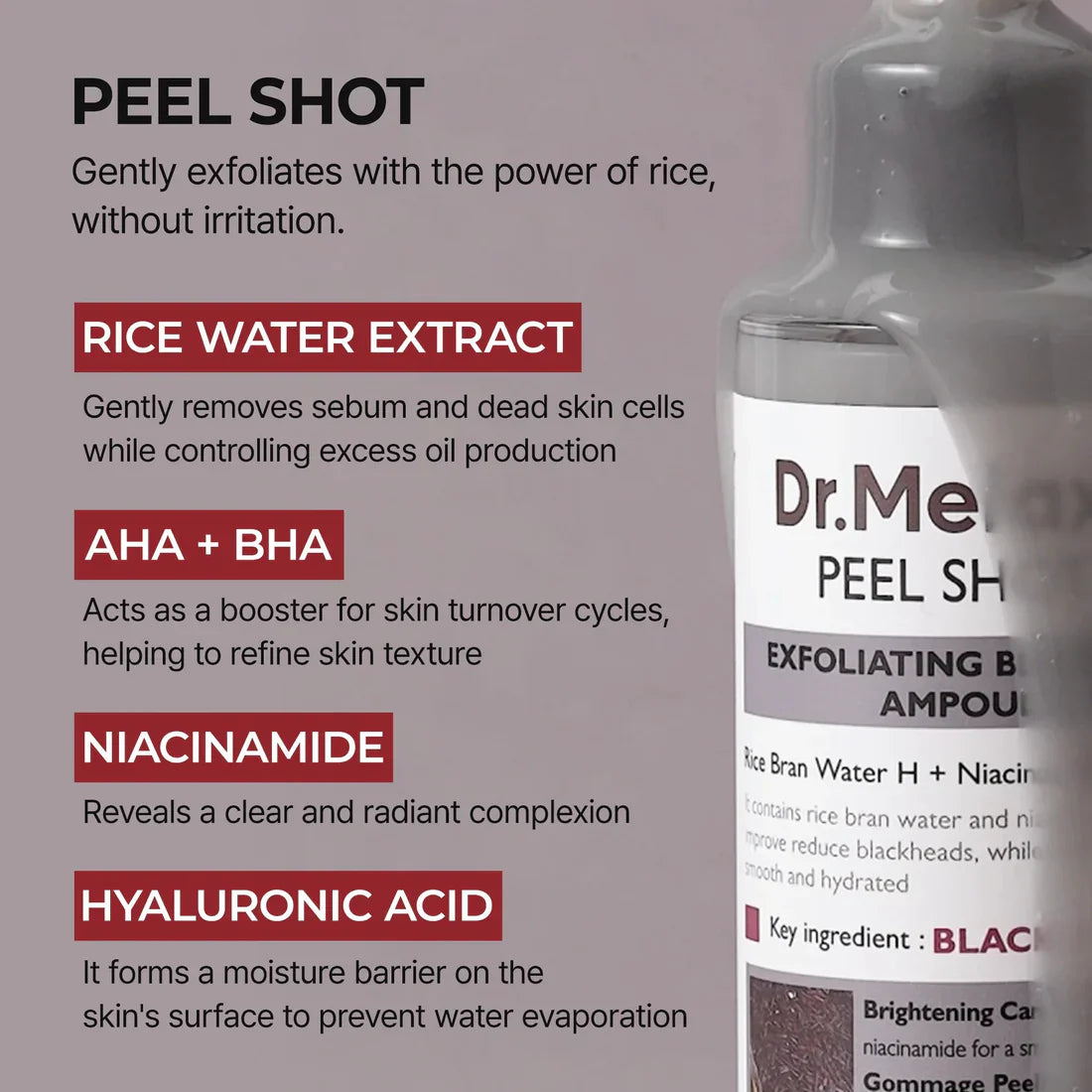 Rice Peel Shot Serum Ampoule - Smooth, Radiant Skin with Dual Rice Power